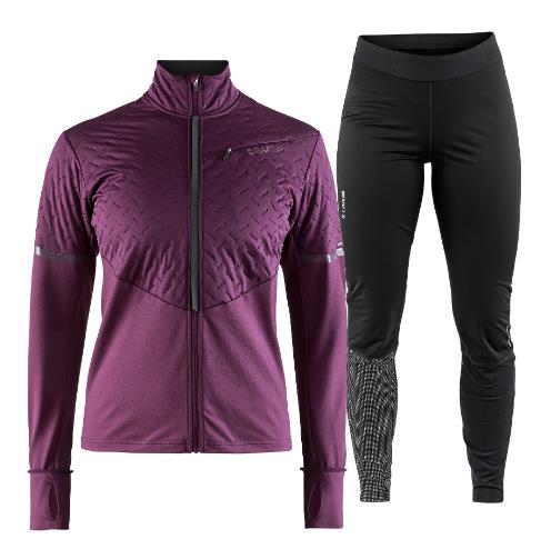 Мембранные костюмы Craft Urban Thermal Wind на микрофлисе рассчитаны для бега до −20 °C