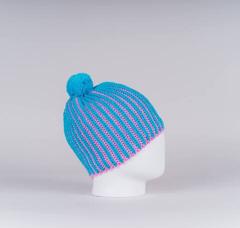 Вязаная шапка с шерстью Nordski Wool blue