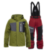 Горнолыжный костюм детский 8848 Altitude New Land Defender гуакамоли-красный - 1
