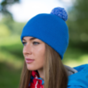 Лыжная шапка Nordski Knit синяя - 1