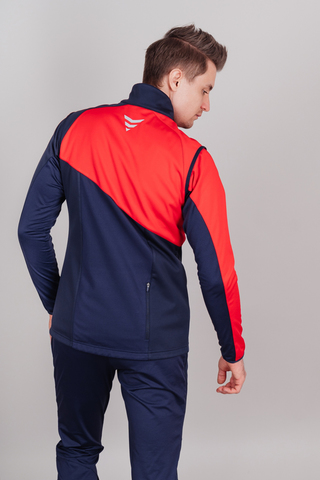 Nordski Premium лыжная куртка мужская blueberry-red
