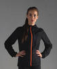 Nordski Run Motion костюм для бега женский Black-Orange - 2