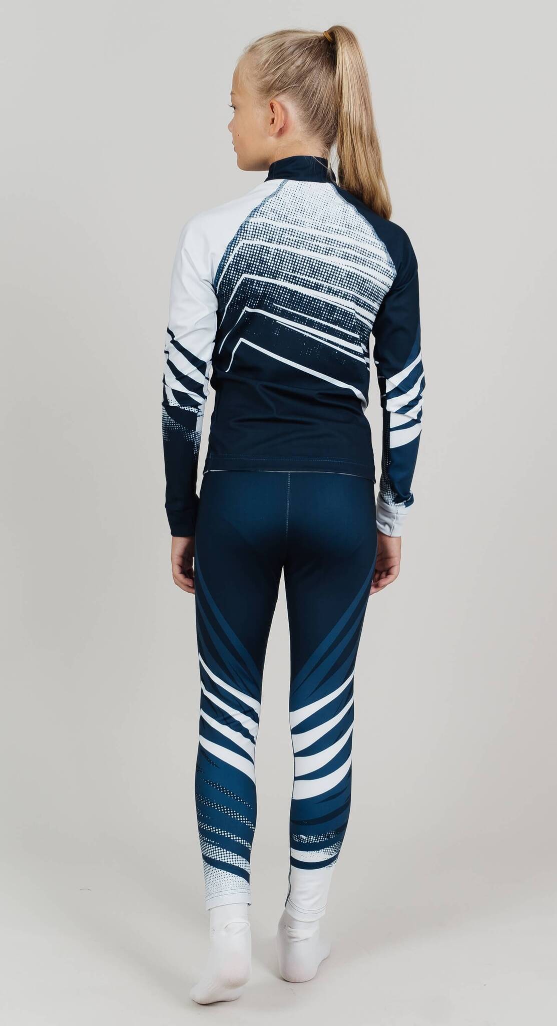 УЦЕНКА-Детский и подростковый лыжный гоночный костюм (РУБАШКА) Nordski Jr Pro pearl blue - 2