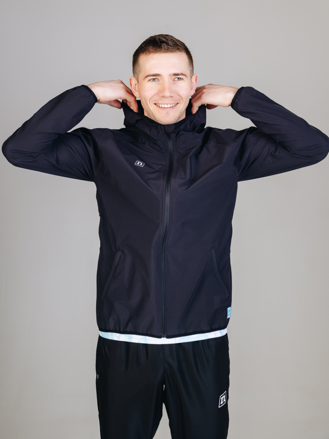Мужская ветрозащитная куртка Noname Storm Jacket 26 черная - 3