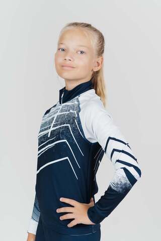 УЦЕНКА-Детский и подростковый лыжный гоночный костюм (РУБАШКА) Nordski Jr Pro pearl blue