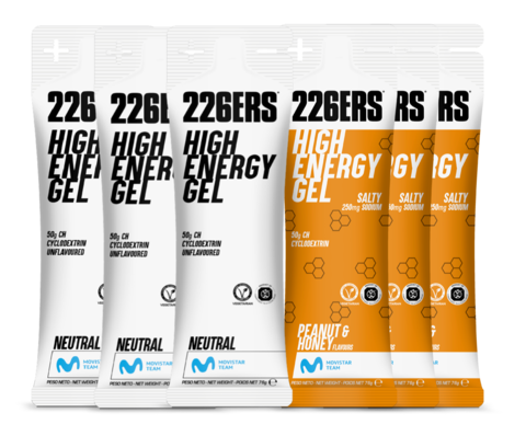Набор высокоэнергетических гелей 226ERS High Energy 76 г соленый арахис-мед-нейтральный