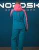Горнолыжный костюм женский Nordski Extreme blue-pink-blue - 2