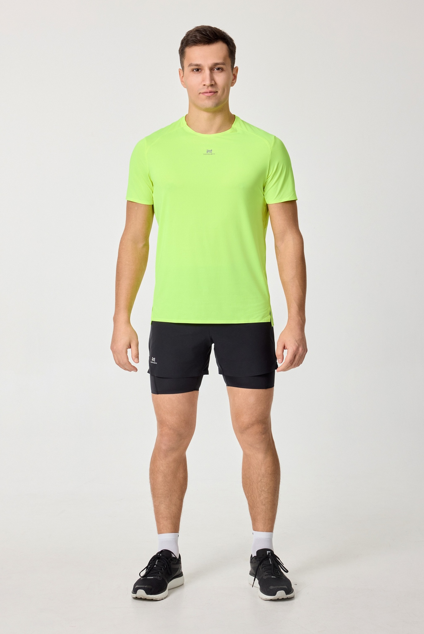 Мужская тренировочная футболка Nordski neon lemon - 9