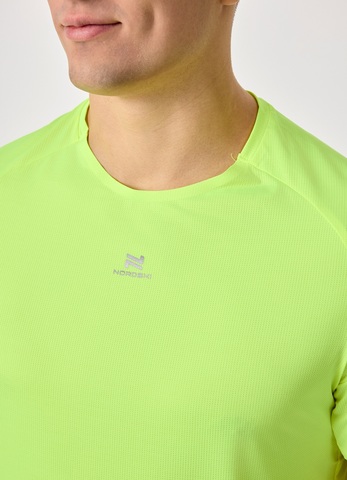 Мужская тренировочная футболка Nordski Stayer neon lemon