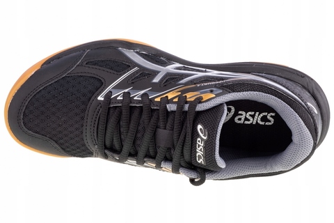Asics Upcourt 4 Gs волейбольные кроссовки детские черные