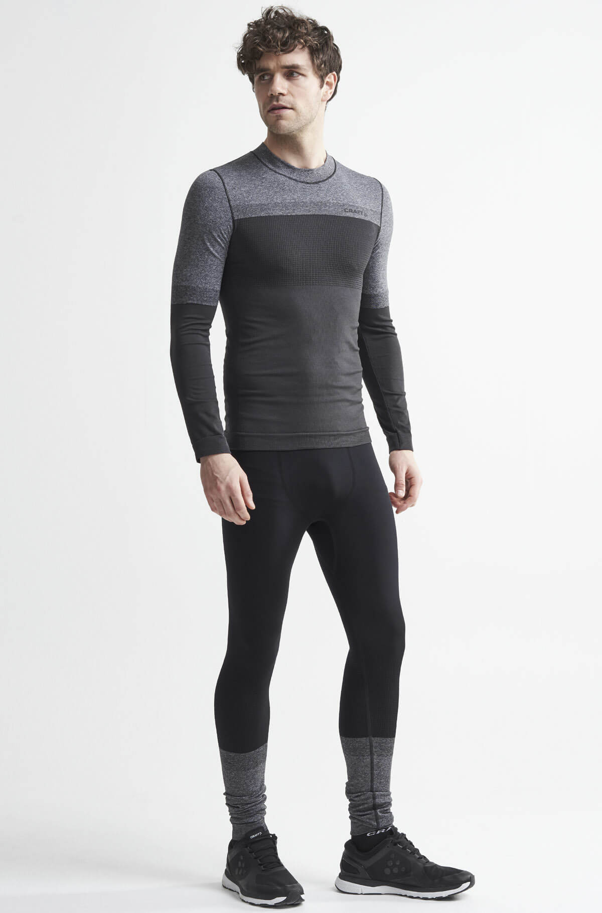 Craft Warm Intensity комплект термобелье мужской black - 2