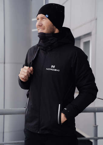 Nordski Urban утепленная куртка мужская черная
