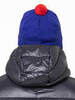 Вязаная шапка с шерстью Moax Tradition Sport сине-красная - 4