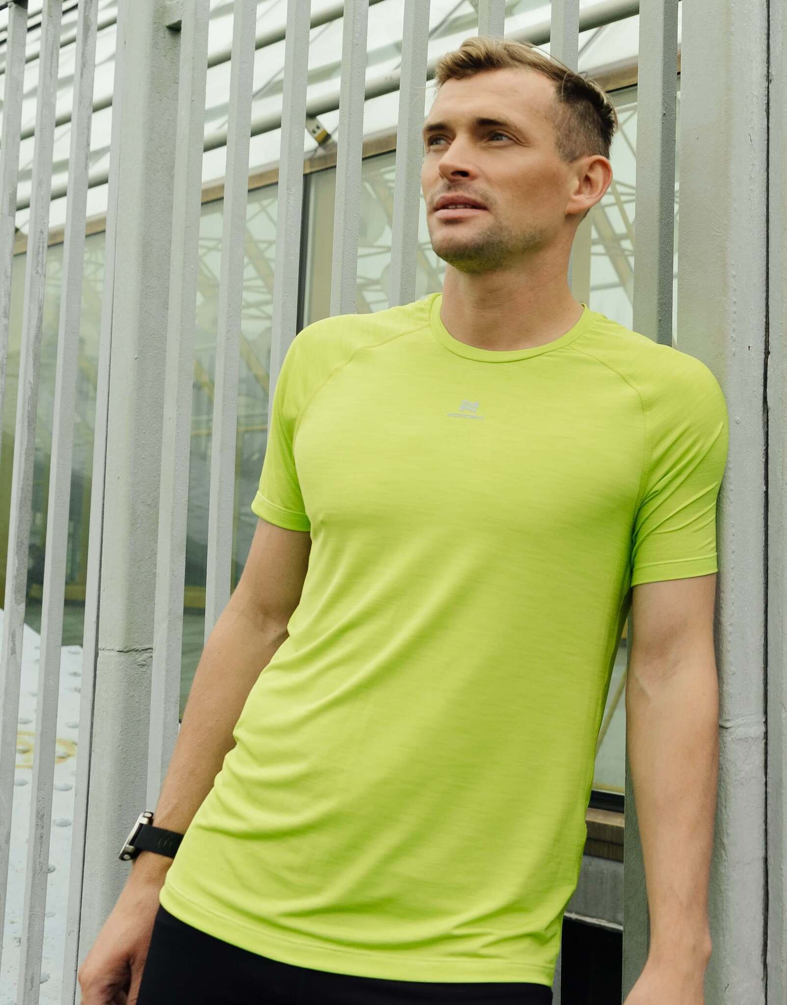 Мужская тренировочная футболка Nordski Pro lime green - 2