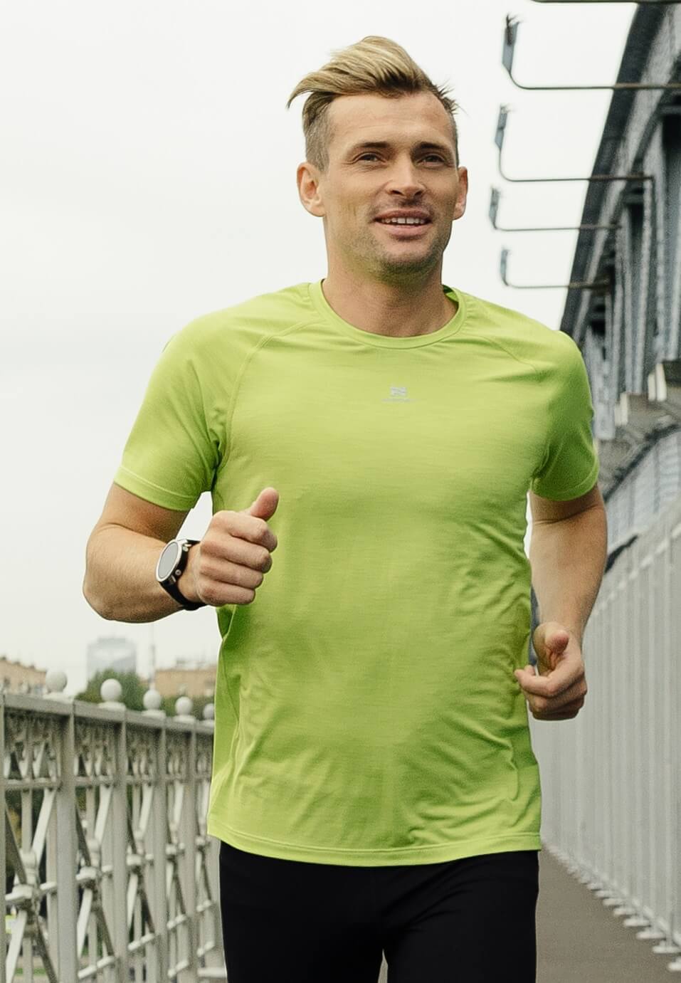 Мужская тренировочная футболка Nordski Pro lime green