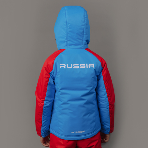 Nordski Jr National 2.0 утепленный лыжный костюм детский red