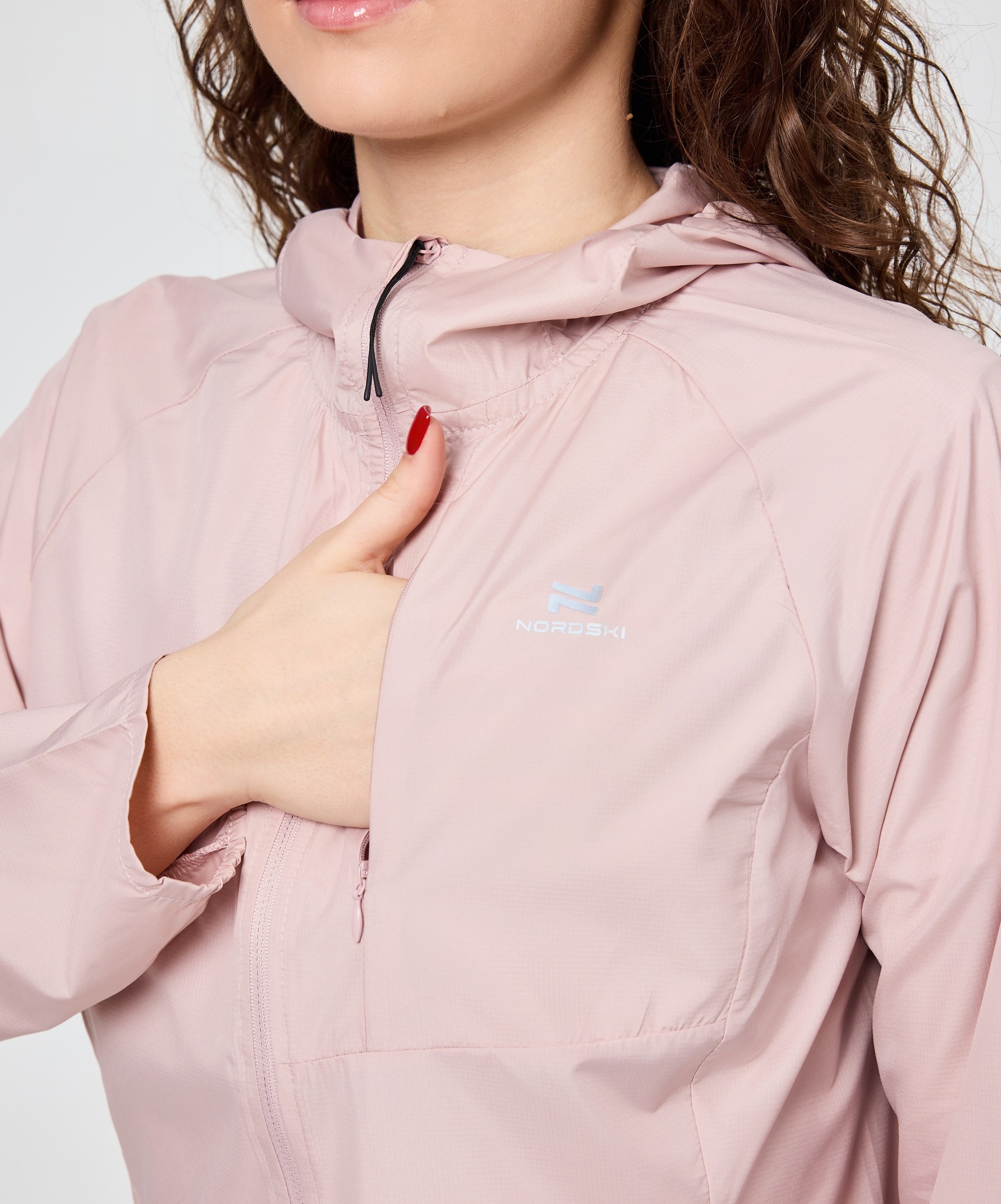 Женская спортивная ветровка Nordski Easy Run soft pink - 8
