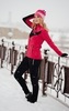 Женский утепленный лыжный костюм Nordski Base Premium pink - 2