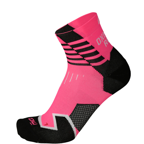 Компрессионные носки средней высоты Mico Compression Run розовые