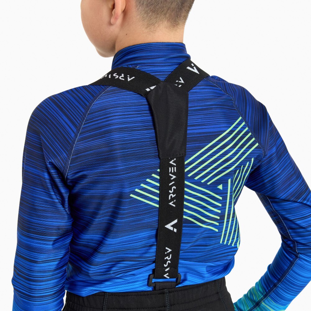 Детские разминочные лыжные штаны Arswear Softshell Race Kids черные - 6