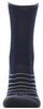 Носки средней высоты Mico Odor Zero X-Static Trek синие - 3