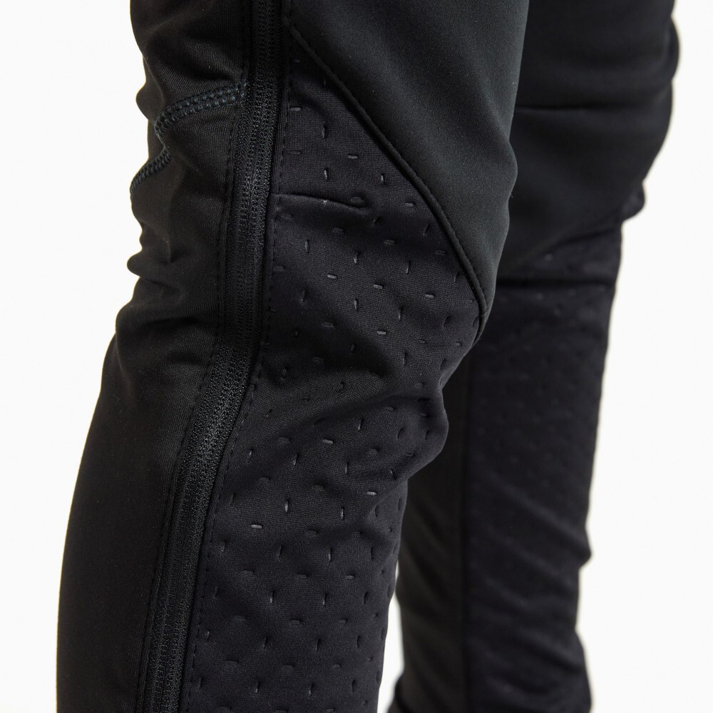 Детские разминочные лыжные штаны Arswear Softshell Race Kids черные - 12