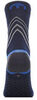 Носки средней высоты Mico Odor Zero X-Static Trek синие - 4
