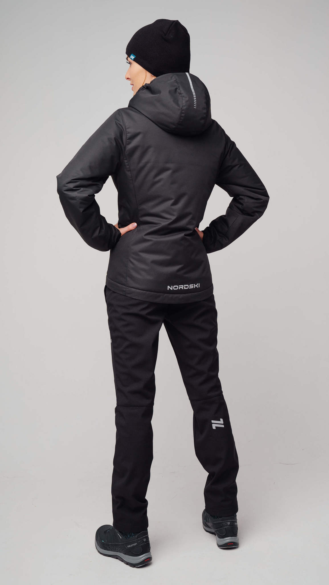 Nordski Urban утепленный лыжный костюм женский black - 2