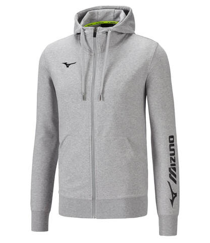 Mizuno Terry Fz мужская толстовка серая (Распродажа)