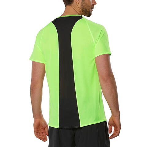 Мужская беговая футболка Mizuno DryAeroFlow Tee зеленая