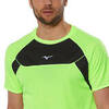 Мужская беговая футболка Mizuno DryAeroFlow Tee зеленая - 3