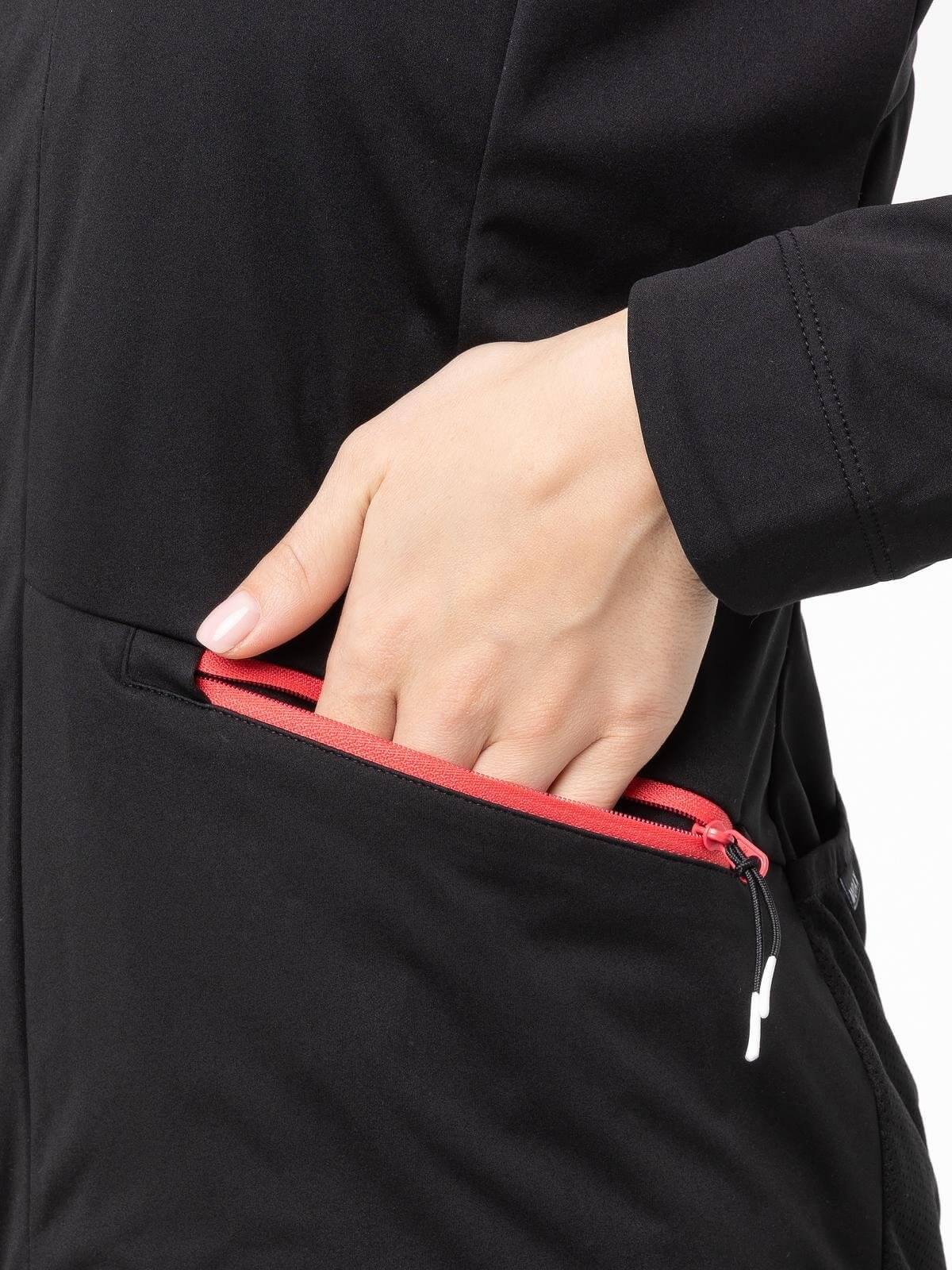 Женская лыжная куртка Moax Uhta Softshell Light ягодная - 7