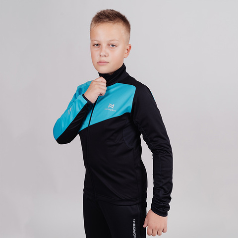 Детская лыжная куртка Nordski Jr Premium blue-black