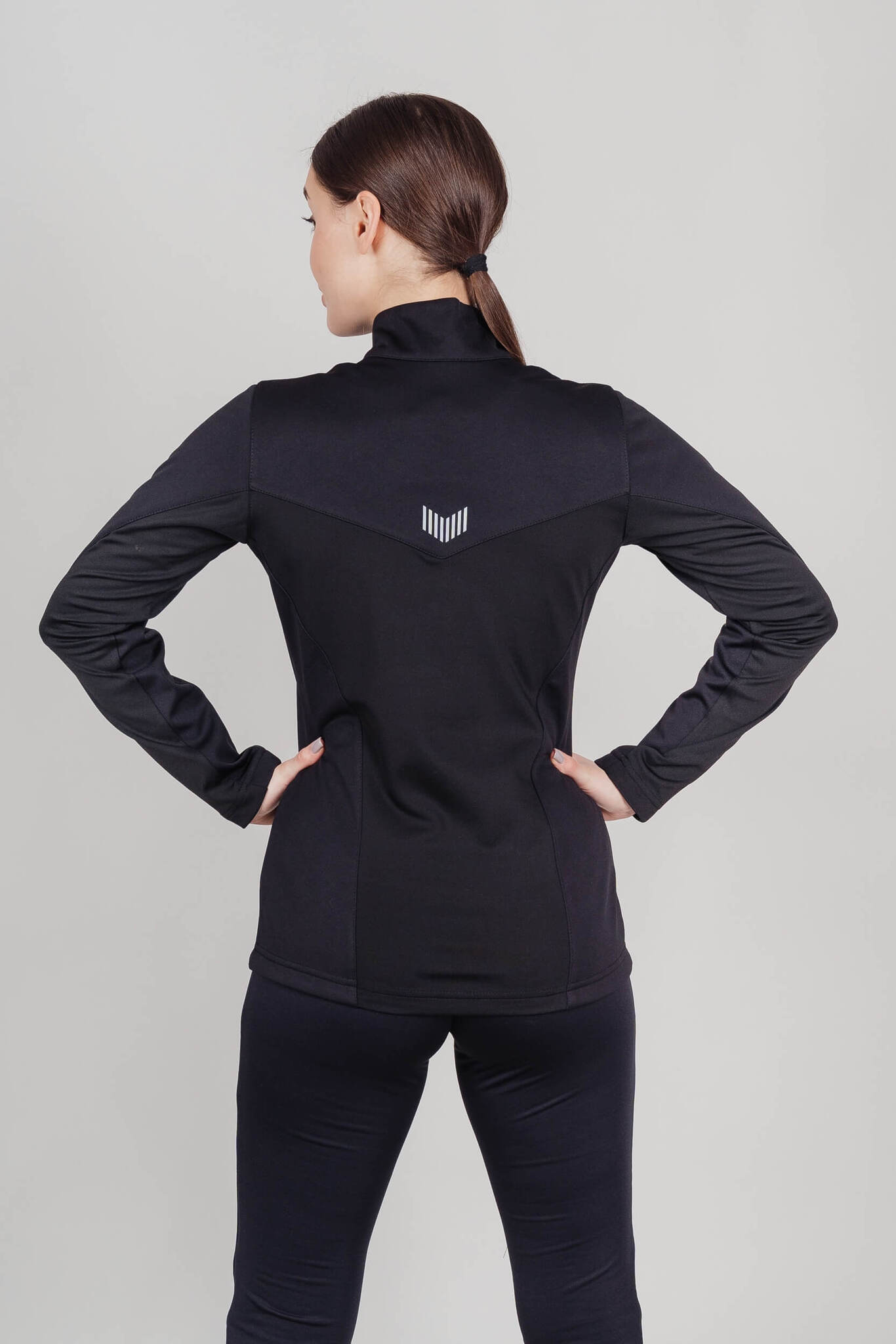 Женский утепленный разминочный костюм Nordski Base Premium black-pink - 5