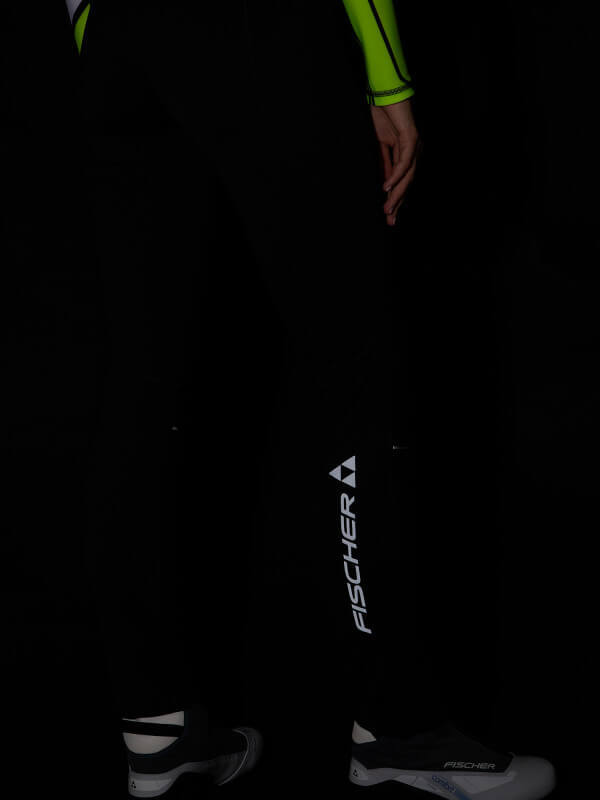 Женские лыжные штаны самосбросы Fischer Softshell Warm черные - 8