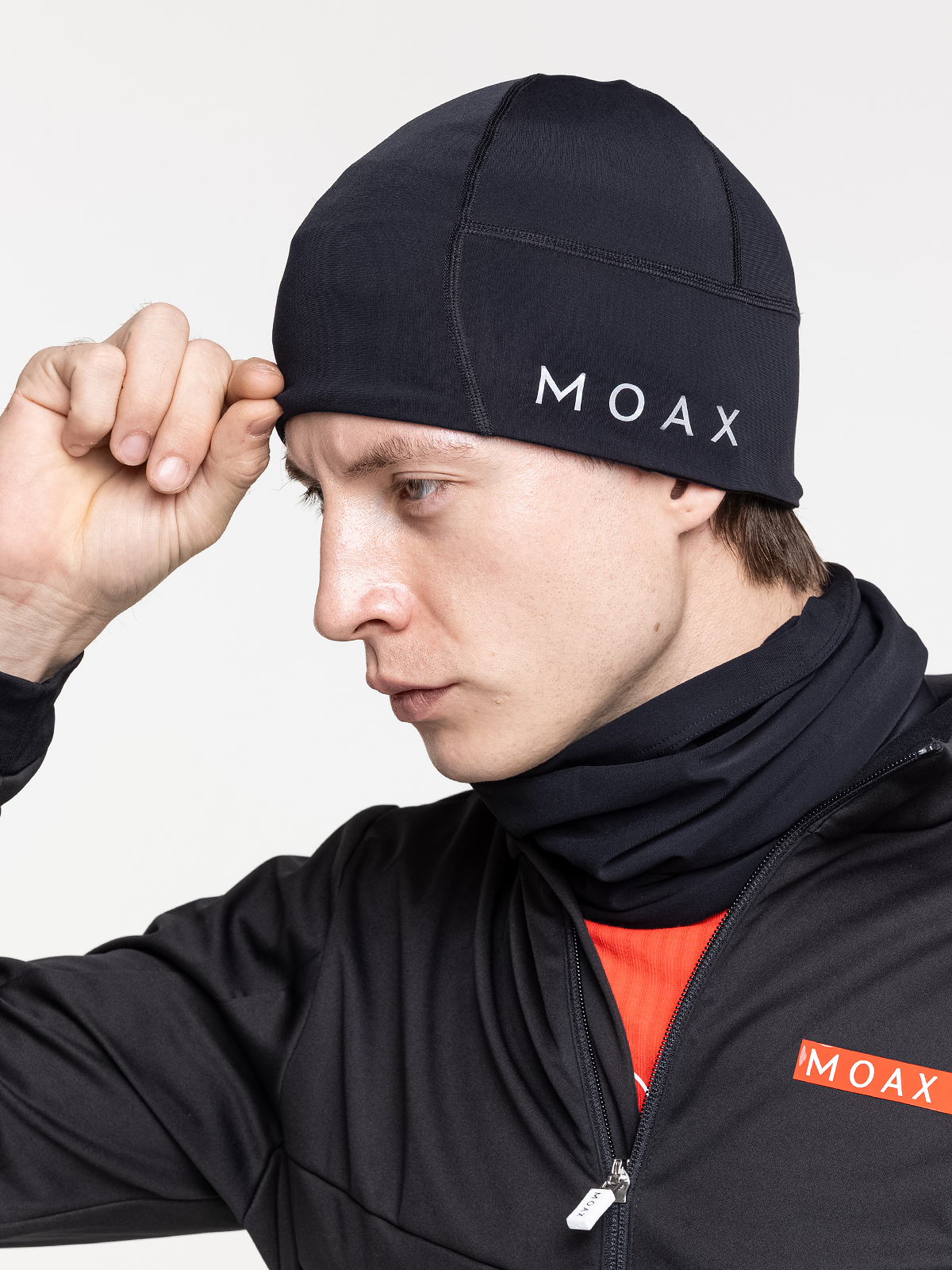 Тренировочная шапка Moax Sirius Warm черная - 2