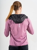 Женская гибридная ветровка с капюшоном Noname Hybrid Run Jersey 23 WOS berry-black - 4