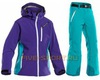 Лыжный костюм  8848 Altitude Apex Softshell/Wilbur детский Purple/Turquoise - 1