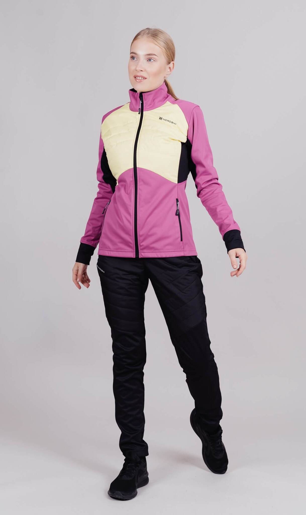 Женская куртка для лыж и бега Nordski Hybrid Pro fuchsia - 8