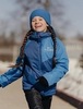 Детская теплая лыжная куртка Nordski Kids Premium Sport true blue - 1