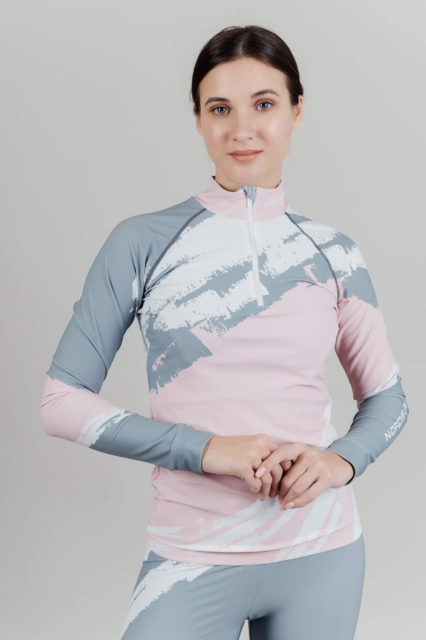 Женский лыжный гоночный костюм Nordski Premium soft pink - 9