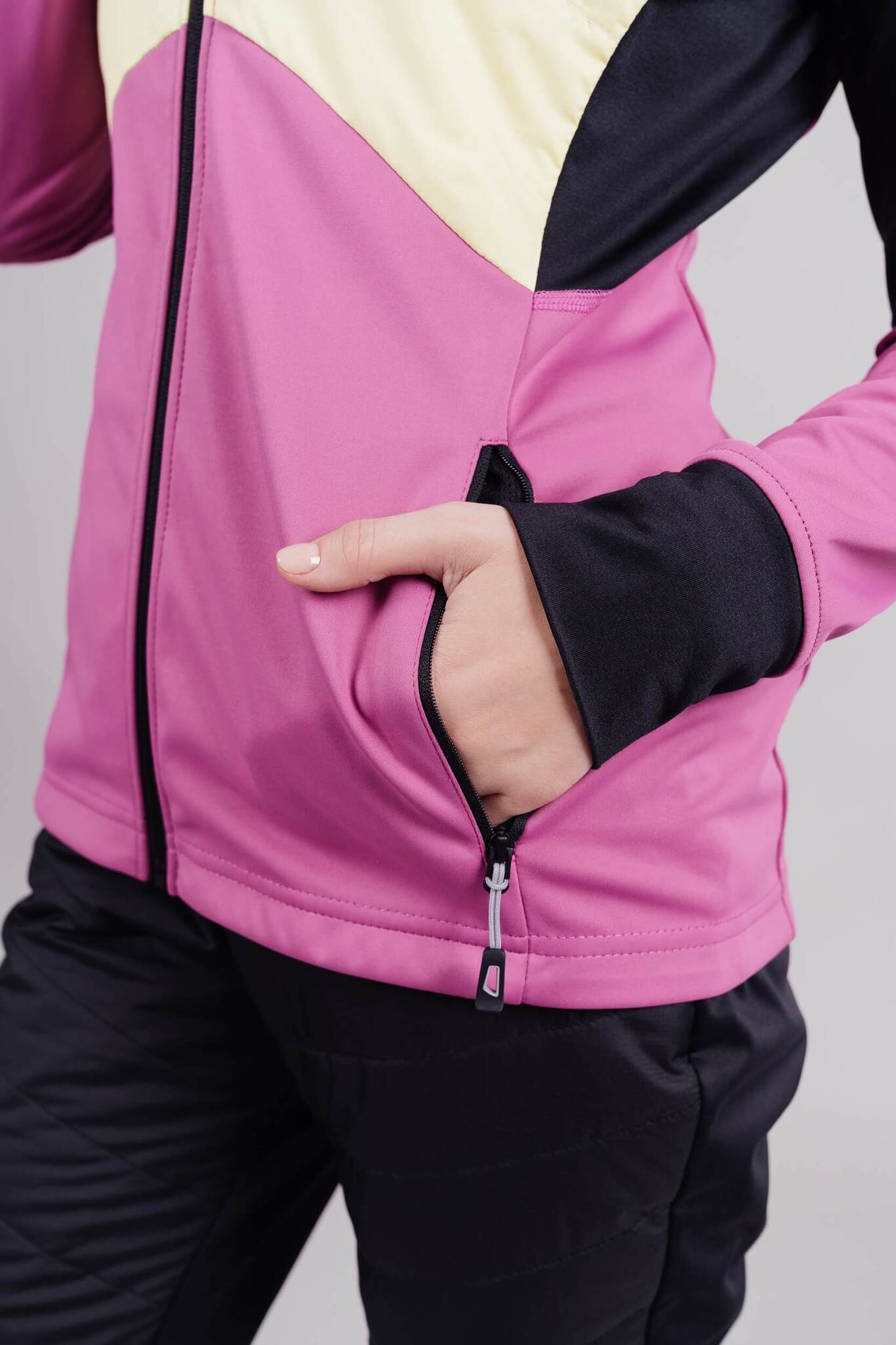 Женская куртка для лыж и бега Nordski Hybrid Pro fuchsia - 6