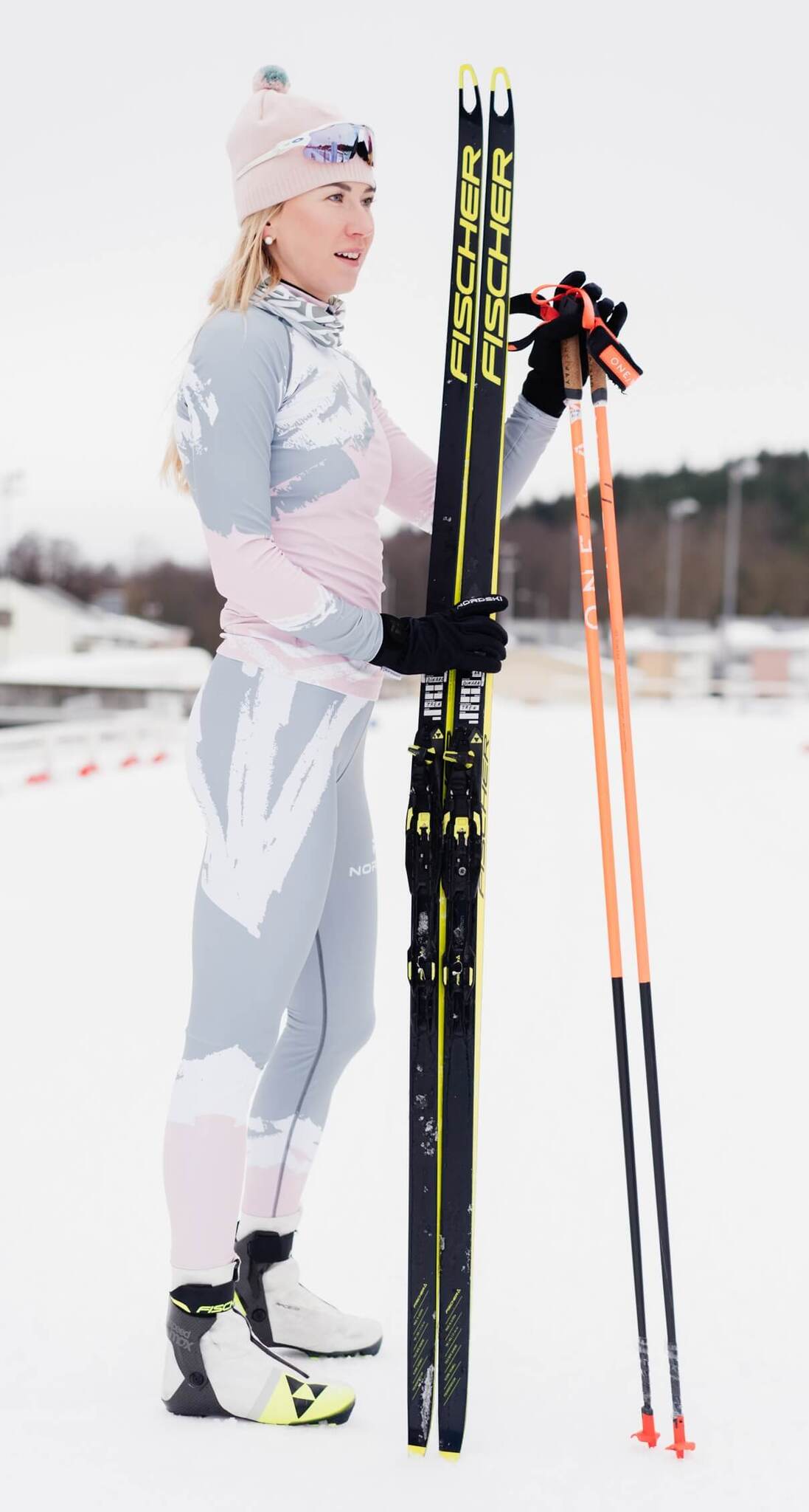 Женский лыжный гоночный костюм Nordski Premium soft pink - 2