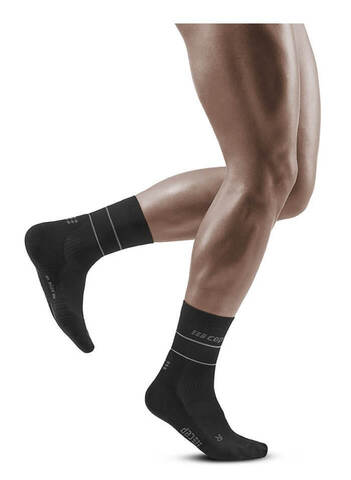 Мужские компрессионные носки CEP Reflective черные