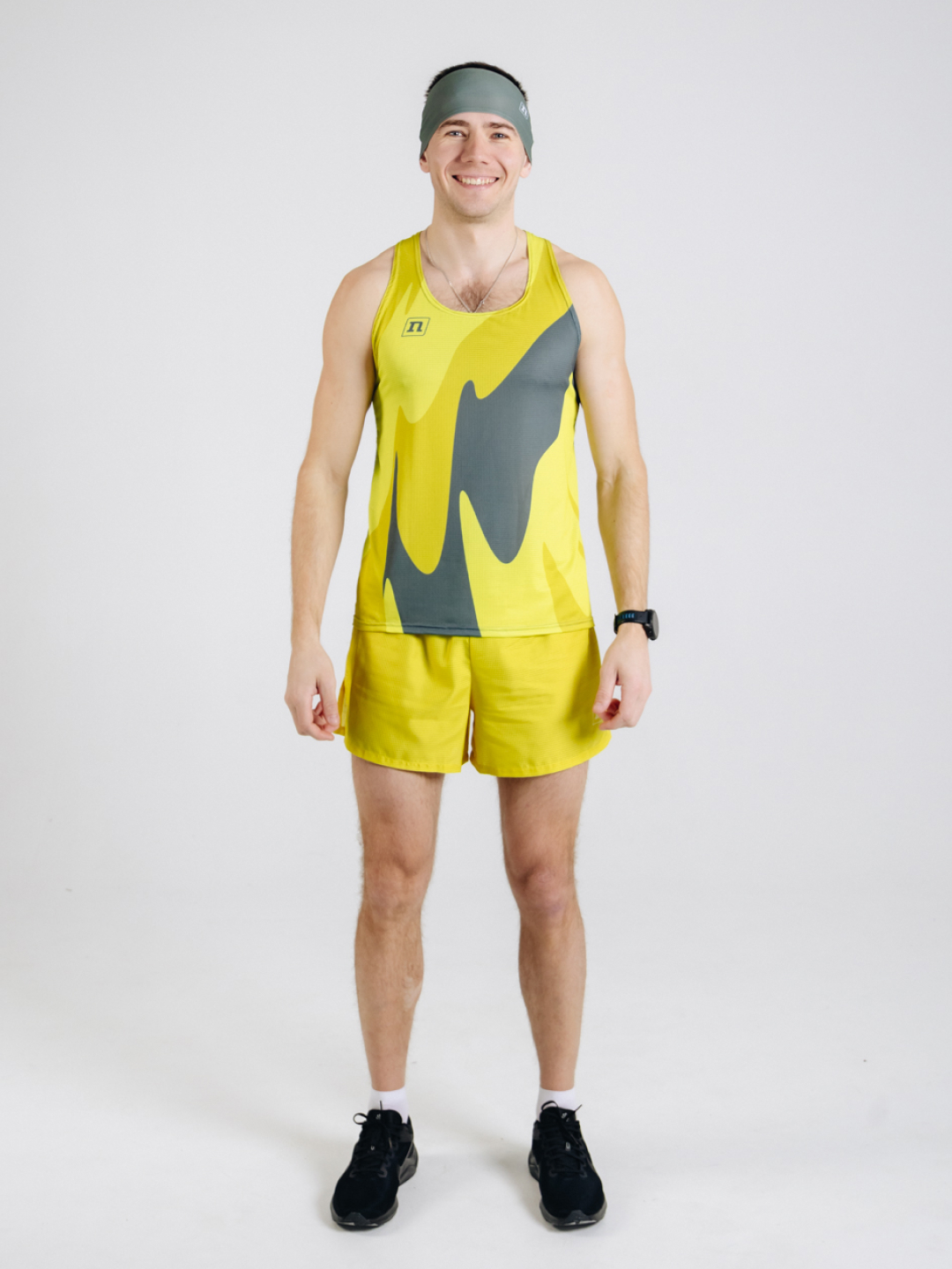 Комплект для тренировок Noname Free Running Waft 25 UX унисекс grey-yellow - 2