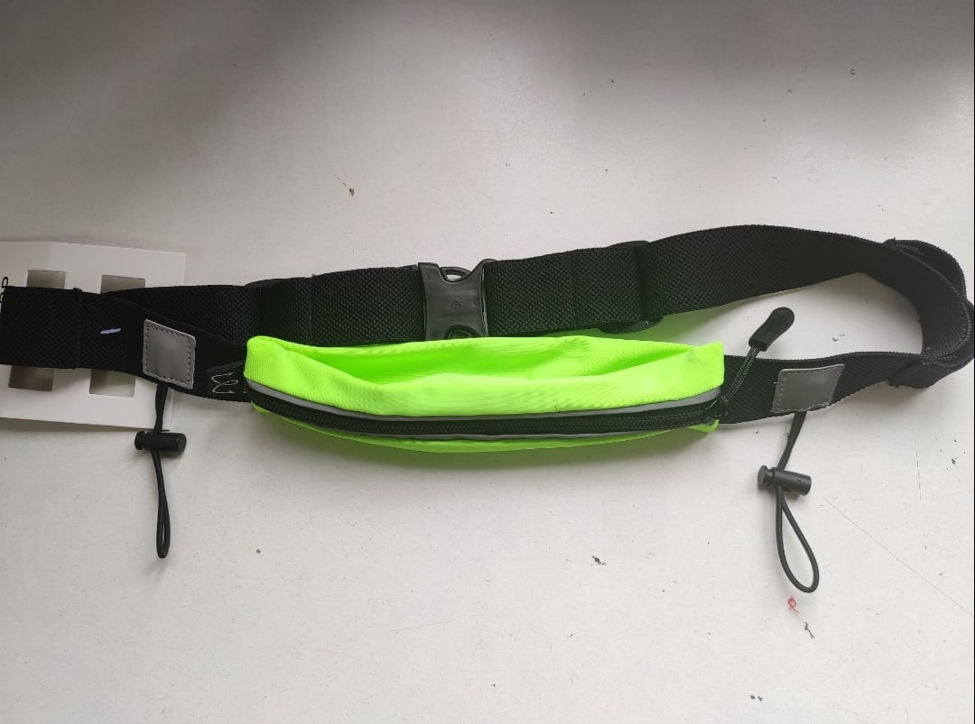 Пояс для номера Enklepp Run Belt Fast green - интернет-магазин Five-sport