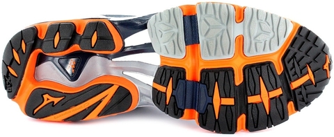 Mizuno Wave NIRVANA 9 white orange Five sport.ru