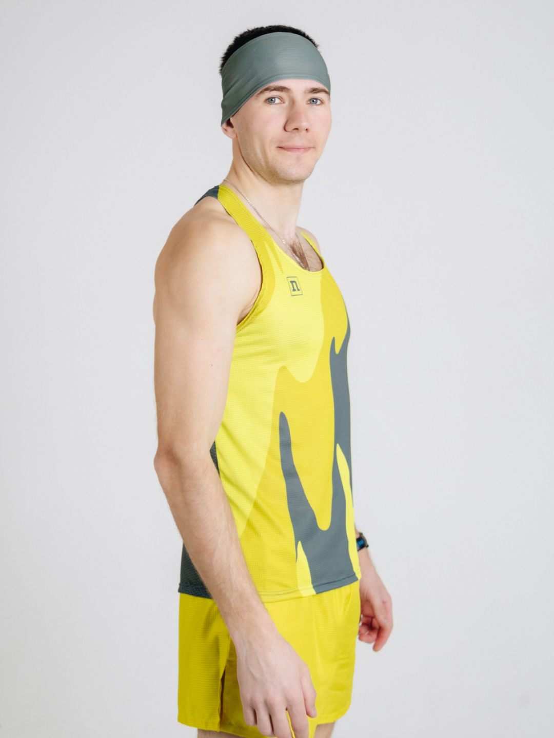 Комплект для тренировок Noname Free Running Waft 25 UX унисекс grey-yellow - 4