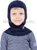 NORVEG SOFT детская шлем-маска с шерстью мериносов синяя - 1