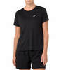 Asics Silver Ss футболка для бега женская черная - 1